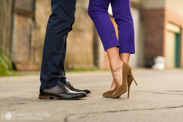 21 engagement couple heels shoes(pp w768 h510) - Carolyn + Mark | North Side Engagement Photos