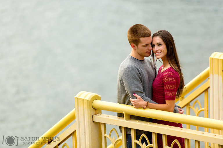 14 yellow bridge engagement(pp w768 h510) - Jackie + Zach | PPG Plaza Engagement Photos