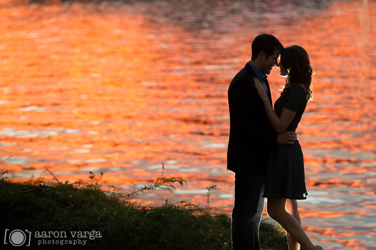 24 sunset engagement on the river(pp w768 h510) - Phipps Conservatory Engagement