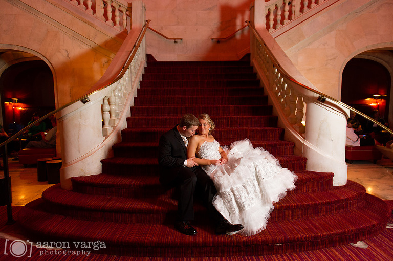 28 renaissance staircase(pp w768 h510) - Kyrstin + Ben | Renaissance Hotel Wedding Photos