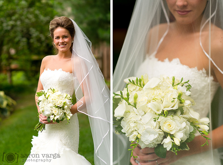 51 bride and flowers(pp w768 h570) - Lauren + Ryan | Rolling Acres Golf Course Wedding Photos