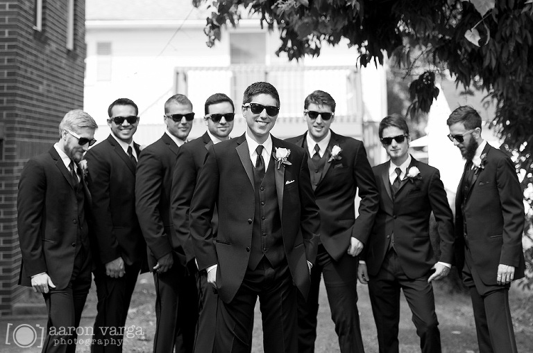 60 groomsmen with sunglasses(pp w768 h510) - Lauren + Ryan | Rolling Acres Golf Course Wedding Photos