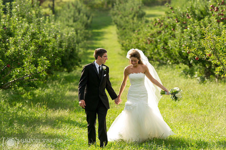 68 walking bride and groom(pp w768 h511) - Lauren + Ryan | Rolling Acres Golf Course Wedding Photos