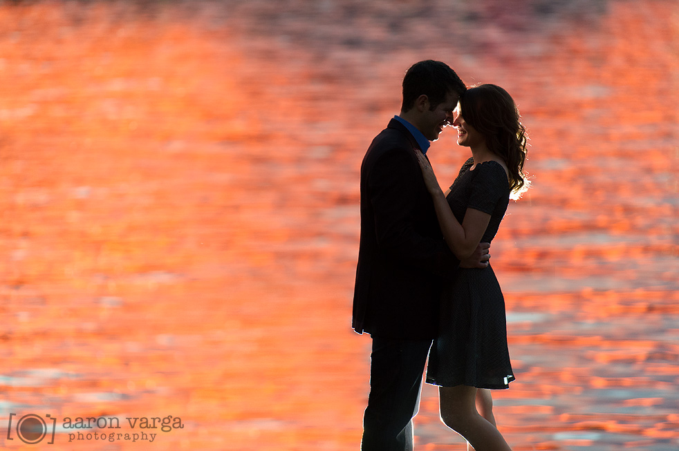 sunset engagement