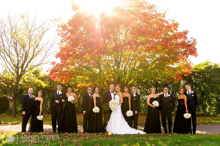 10 fall wedding bridal party1(pp w768 h510) - Carolyn + Mark | Wildwood Golf Club Wedding Photos