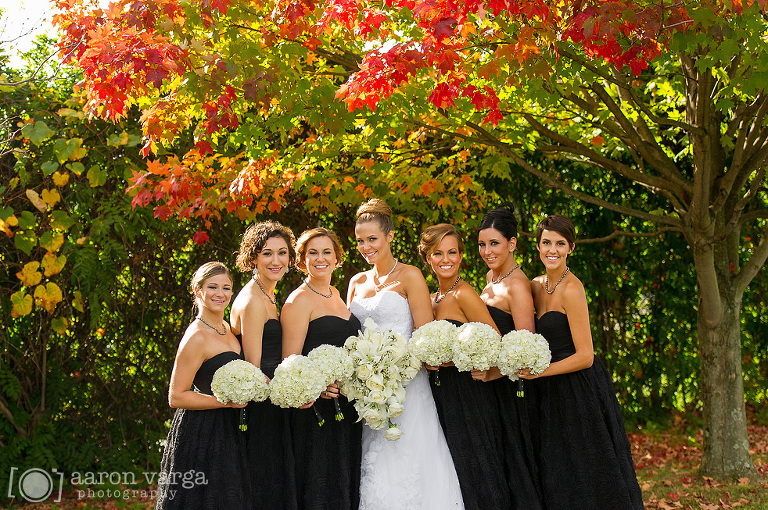 11 fall wedding bridesmaids1(pp w768 h510) - Carolyn + Mark | Wildwood Golf Club Wedding Photos
