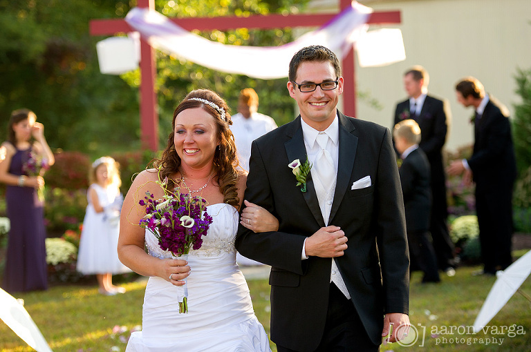 Outdoor Backyard Burgettstown Pittsburgh Wedding