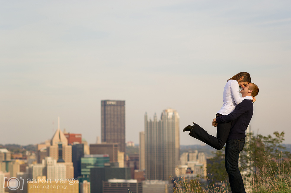 09 mt washington pittsburgh engagement - Emilie + Mike | Mt. Washington Engagement Photos