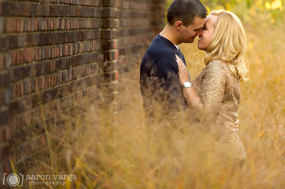 15 engagement in the fall - Jennifer + Paul | Mellon Park Engagement Photos