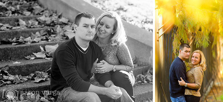 17 portraits in the fall(pp w768 h351) - Jennifer + Paul | Mellon Park Engagement Photos