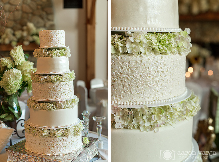 15 green white tall wedding cake(pp w768 h570) - Best of 2013: Cakes