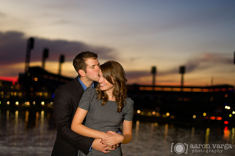 pnc park engagement photo sunset(pp w768 h510) - Best of 2013: End of the Night Portraits