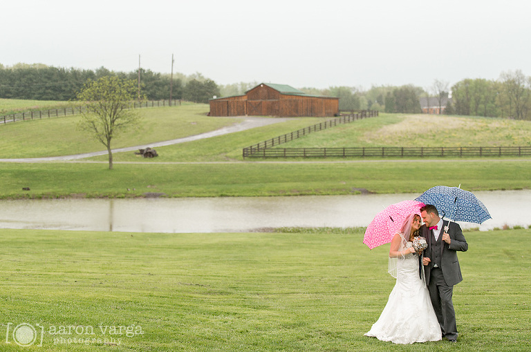 18 farm wedding in the rain(pp w768 h510) - Kristina + Andy | Lingrow Farm Wedding Photos