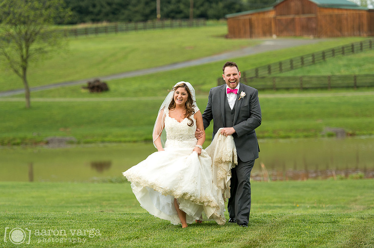24 running in the rain(pp w768 h510) - Kristina + Andy | Lingrow Farm Wedding Photos