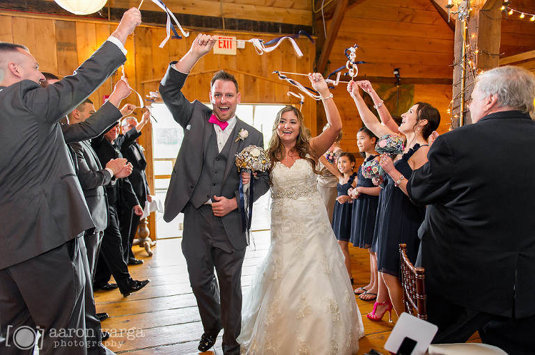 32 streamer introductions wedding(pp w768 h510) - Kristina + Andy | Lingrow Farm Wedding Photos