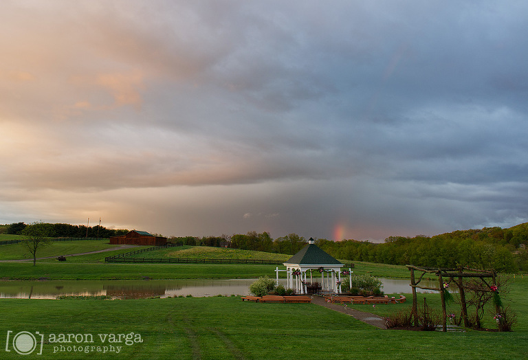33 sunset rainbow lingrow farm(pp w768 h524) - Kristina + Andy | Lingrow Farm Wedding Photos