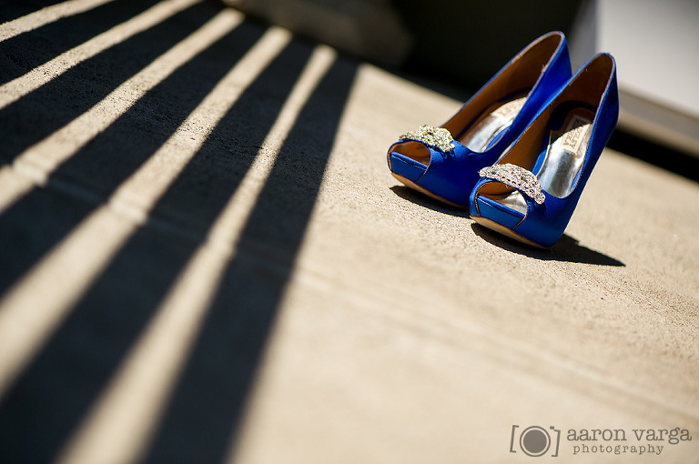 03 badgley mischka blue wedding shoes(pp w768 h510) - Shannon + Adam | J. Verno Studios Wedding Photos