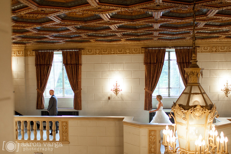 11 first look wedding(pp w768 h512) - Erin + Vince | Omni William Penn Hotel Wedding Photos