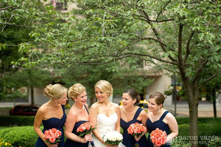 34 blue and coral wedding photos(pp w768 h510) - Erin + Vince | Omni William Penn Hotel Wedding Photos