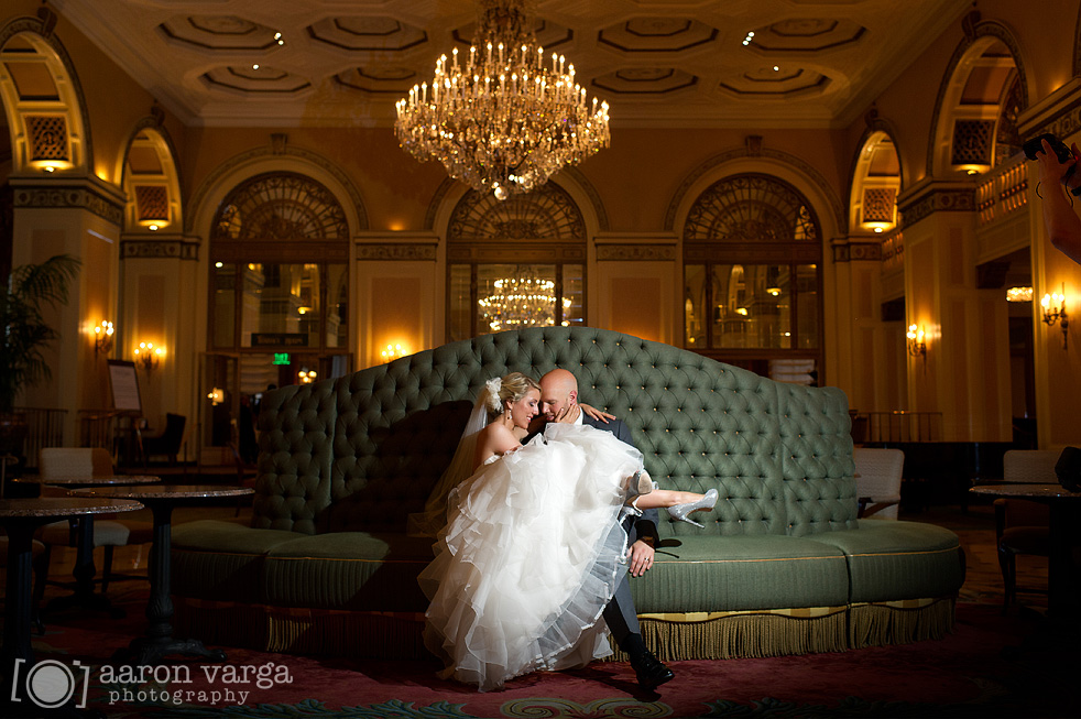 43 off camera flash omni william penn - Erin + Vince | Omni William Penn Hotel Wedding Photos