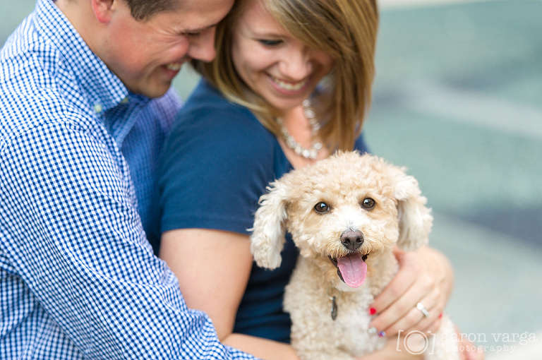 03 Downtown Pet Photo(pp w768 h510) - Alison + Mike | Downtown Pittsburgh Anniversary Photos