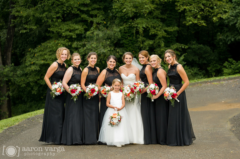 04 black bridesmaids dresses(pp w768 h511) - Sarah + Chris | Shannopin Country Club Wedding Photos