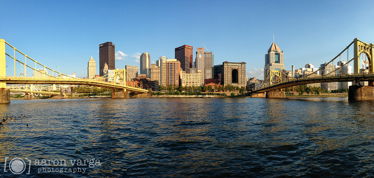 16 pittsburgh skyline(pp w768 h366) - Mallory + Mark | Settlers Cabin Park and North Shore Engagement Photos