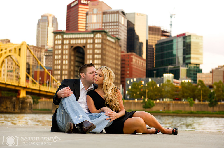 24 engagement photo on pittsburgh north shore(pp w768 h510) - Mallory + Mark | Settlers Cabin Park and North Shore Engagement Photos