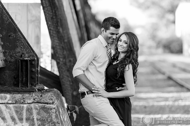 12 strip district railroad engagement(pp w768 h510) - Anita + Anand | Strip District and Schenley Park Engagement Photos