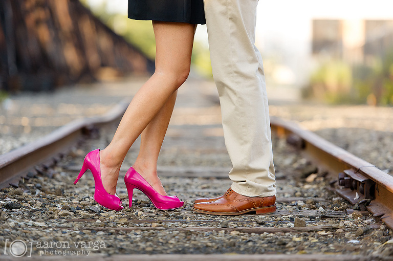 13 hot pink shoes engagement(pp w768 h510) - Anita + Anand | Strip District and Schenley Park Engagement Photos
