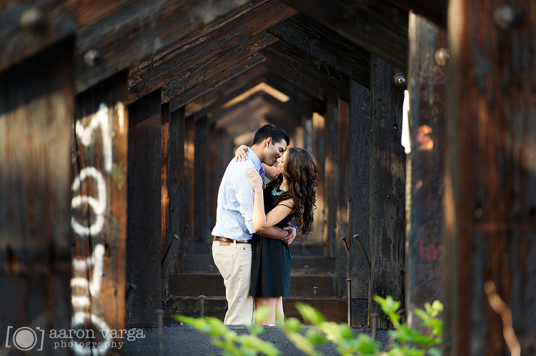14 railroad engagement(pp w768 h510) - Anita + Anand | Strip District and Schenley Park Engagement Photos