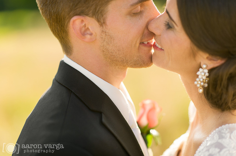33 bride groom kissing(pp w768 h510) - Hilton Garden Inn Southpointe Wedding