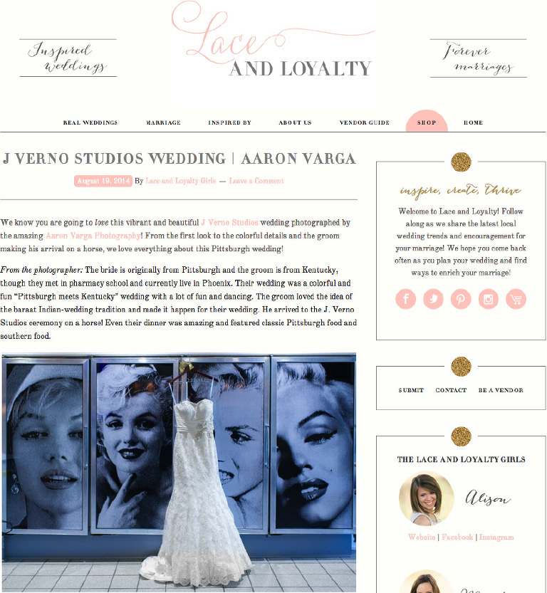 J Verno Studios Wedding1(pp w768 h833) - Published! Lace and Loyalty | J. Verno Studios Wedding