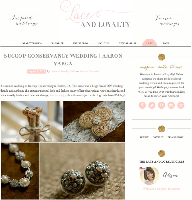 Succop Conservancy Wedding1(pp w768 h797) - Published! Lace and Loyalty | Succop Conservancy Wedding