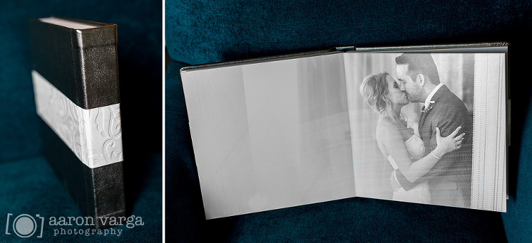 08 best wedding album in pittsburgh(pp w768 h351) - Silver and White Leather Flush Mount Wedding Album