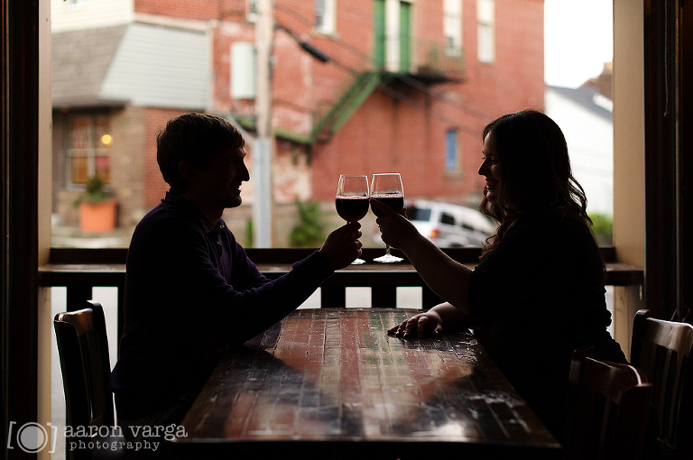 21 engagement photos bar(pp w768 h510) - Kacie + Trevor | Schenley Park and Mt. Washington Engagement Photos