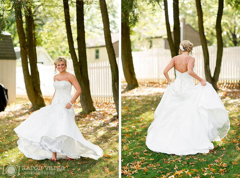 06 bride in fall(pp w768 h570) - Kylie + Kevin | Hilton Garden Inn Southpointe Wedding Photos