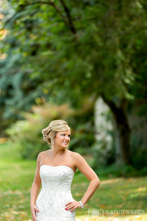 07 fall wedding bride portrait(pp w480 h721) - Kylie + Kevin | Hilton Garden Inn Southpointe Wedding Photos