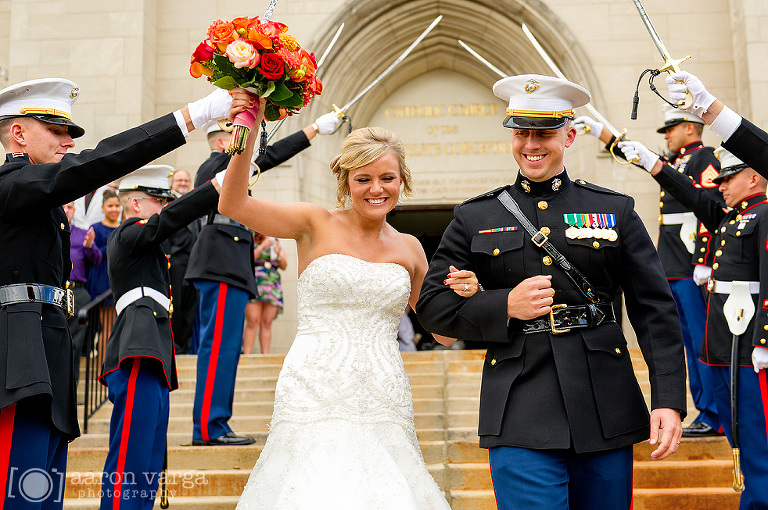 13 marine sword exit wedding(pp w768 h510) - Kylie + Kevin | Hilton Garden Inn Southpointe Wedding Photos
