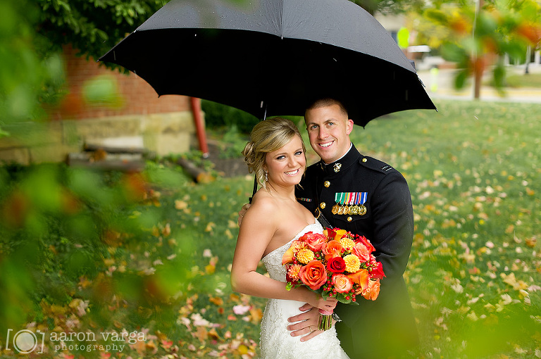 27 rainy fall pittsburgh wedding(pp w768 h510) - Kylie + Kevin | Hilton Garden Inn Southpointe Wedding Photos