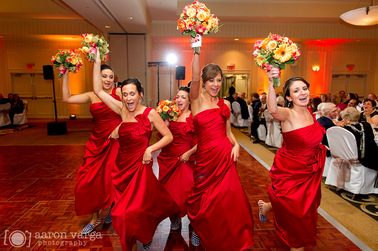 35 bridal party entrace(pp w768 h511) - Kylie + Kevin | Hilton Garden Inn Southpointe Wedding Photos