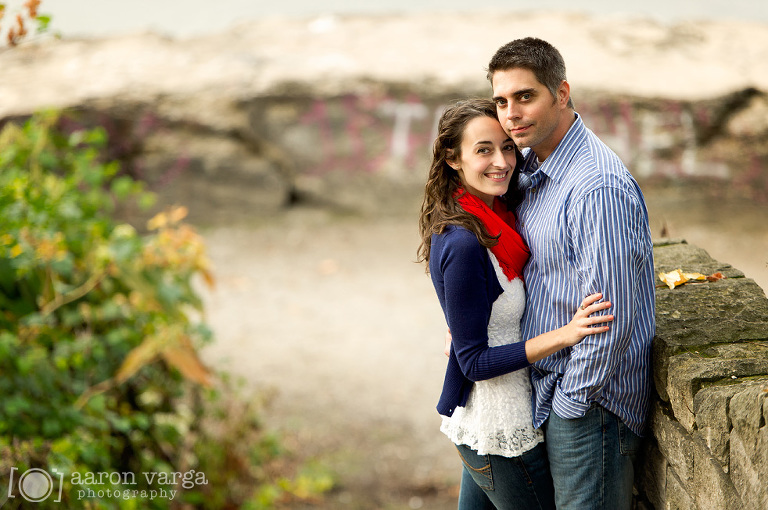 20 couple engagement photo(pp w768 h510) - Gabrielle + Mark | Strip District and Washington's Landing Engagement Photos