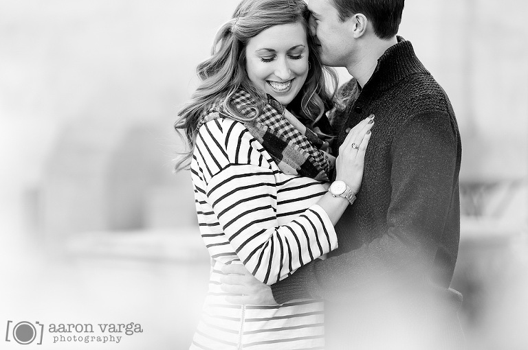 12 black and white engagement photos(pp w768 h510) - Kirstin + Brad | Mellon Park and Southside Works Engagement Photos