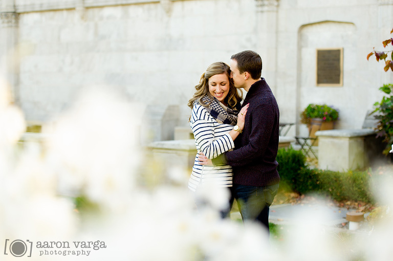 13 mellon park courtyard(pp w768 h510) - Kirstin + Brad | Mellon Park and Southside Works Engagement Photos