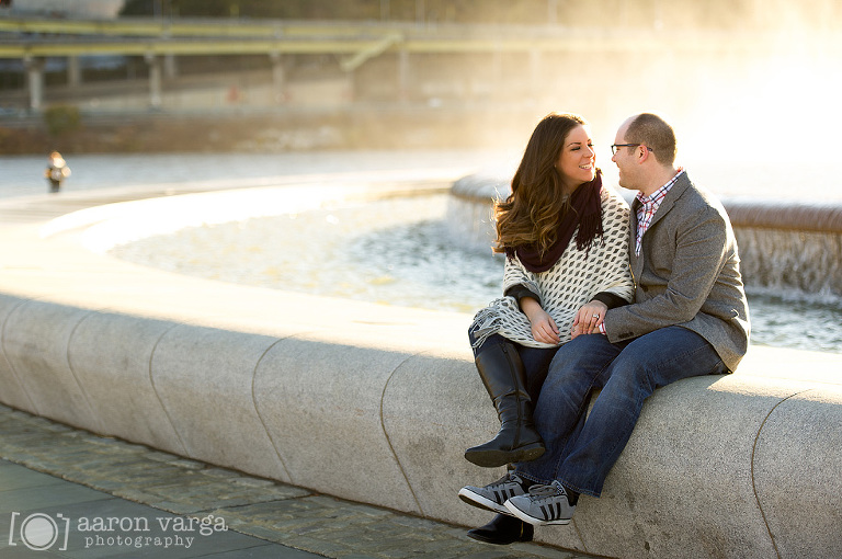 08 point state park photo(pp w768 h510) - Christina + Alex | Downtown Pittsburgh Post-Wedding Photos