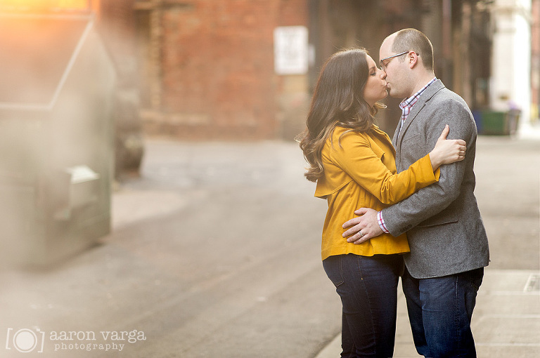 18 pittsburgh alley downtown engagement(pp w768 h510) - Christina + Alex | Downtown Pittsburgh Post-Wedding Photos