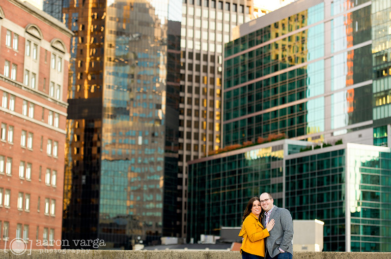 23 parking garage engagement(pp w768 h510) - Christina + Alex | Downtown Pittsburgh Post-Wedding Photos