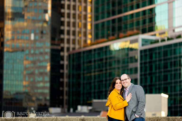 24 downtown pittsburgh parking garage(pp w768 h510) - Christina + Alex | Downtown Pittsburgh Post-Wedding Photos