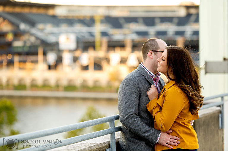 27 pnc park engagement photos(pp w768 h510) - Christina + Alex | Downtown Pittsburgh Post-Wedding Photos