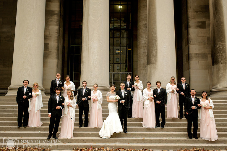 20 mellon institue pillars bridal party wedding(pp w768 h510) - University Club Wedding